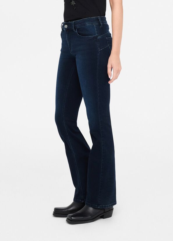 Jeans bootcut bottom up