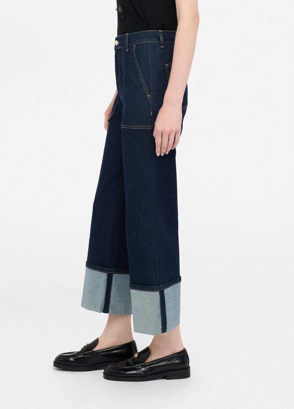 Jeans straight cropped