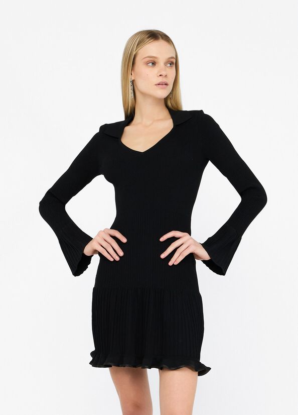 Abito corto in maglia