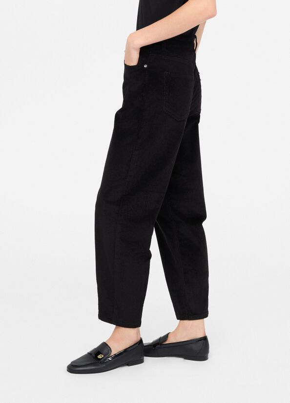 Pantaloni balloon in velluto