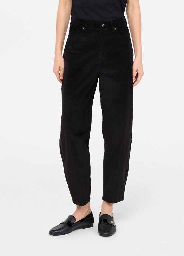 Pantaloni balloon in velluto