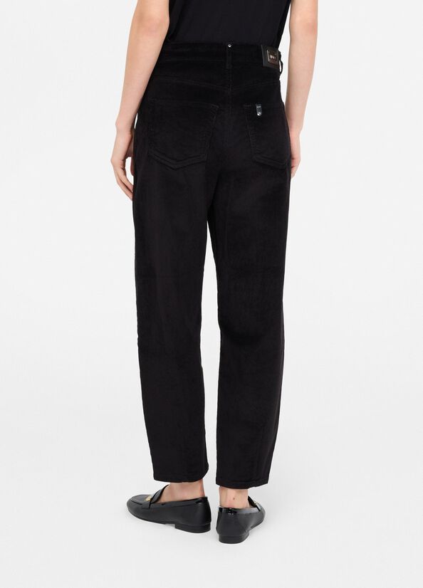 Pantaloni balloon in velluto