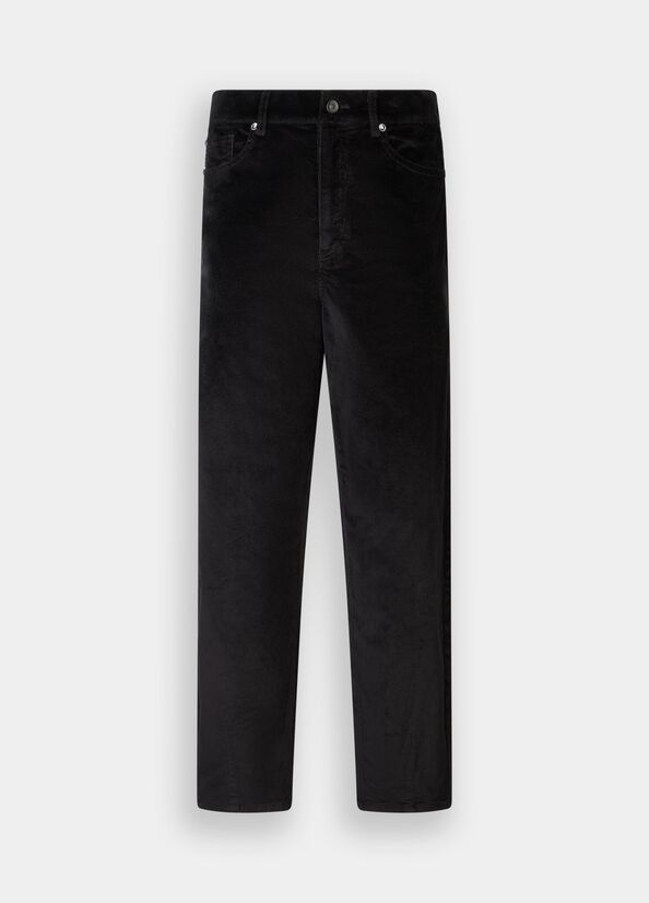 Pantaloni balloon in velluto