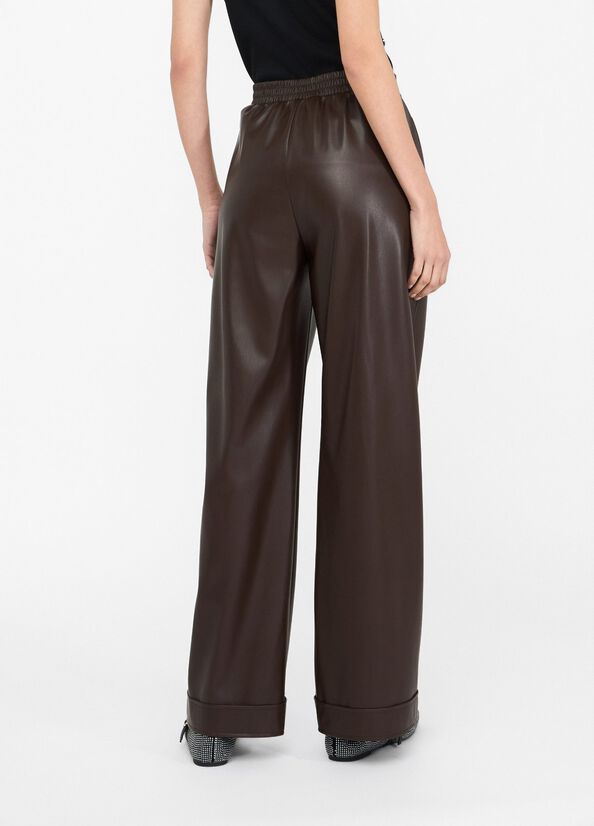 Pantaloni in tessuto spalmato