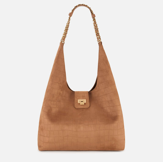Borsa hobo in suede