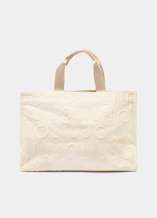 Borsa tote media in maglia