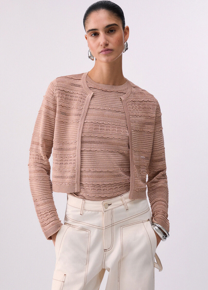 Cardigan Traforato