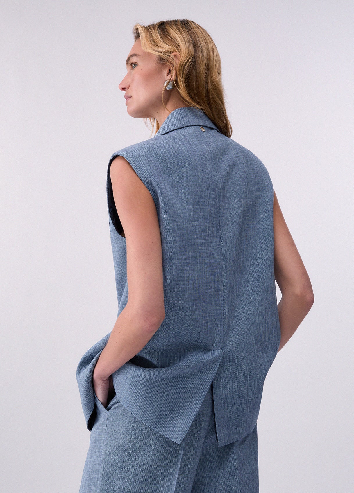Gilet con foulard