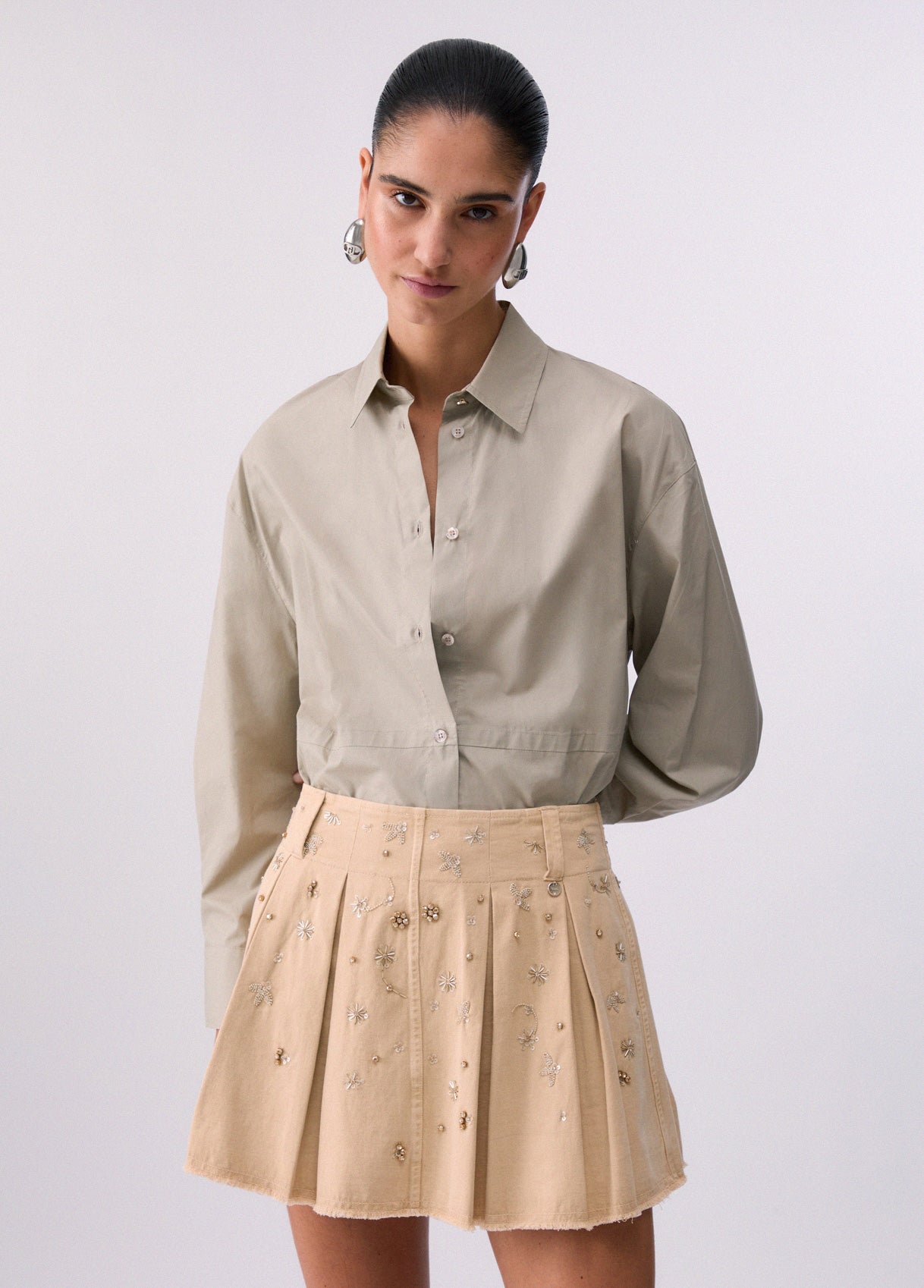 Camicia in popeline