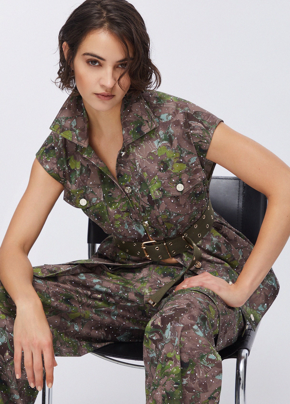 Gilet con stampa