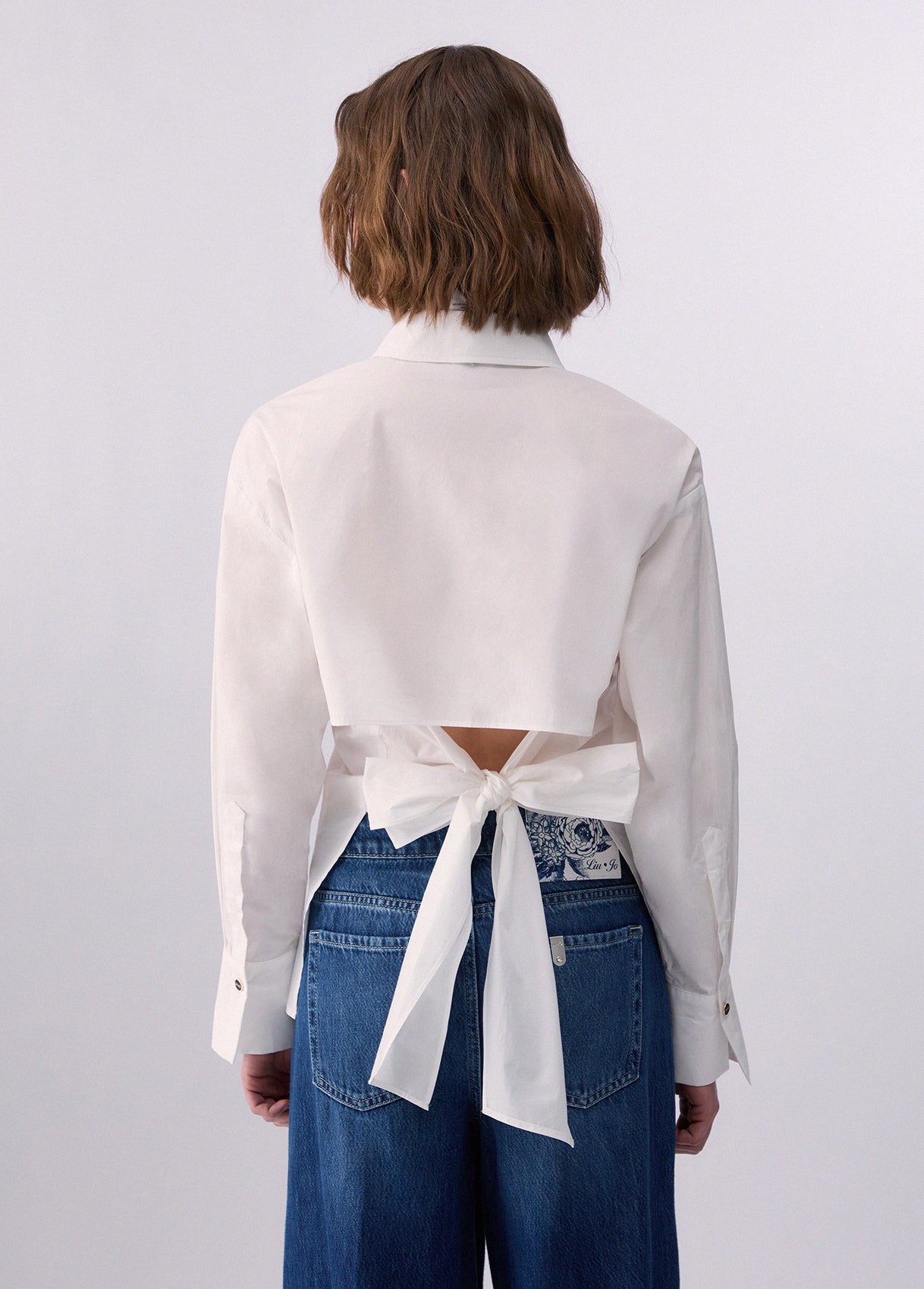Camicia con fiocco