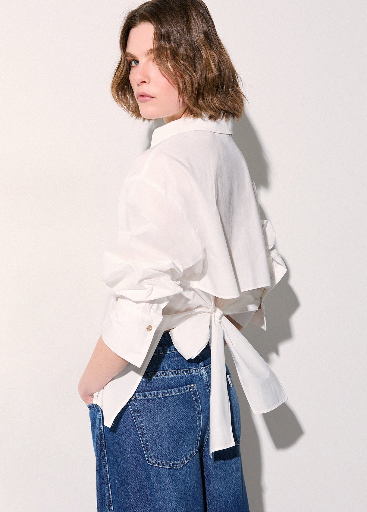 Camicia con fiocco