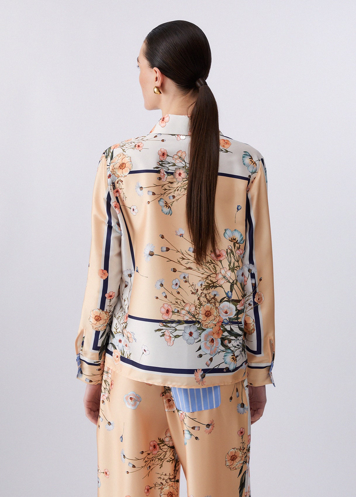 Camicia in twill stampato