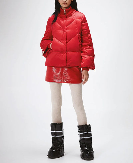 Piumino con cappuccio