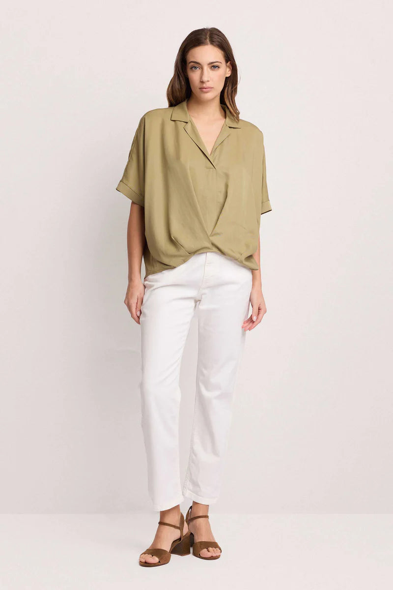 Blusa a portafoglio