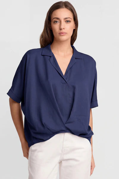 Blusa a portafoglio