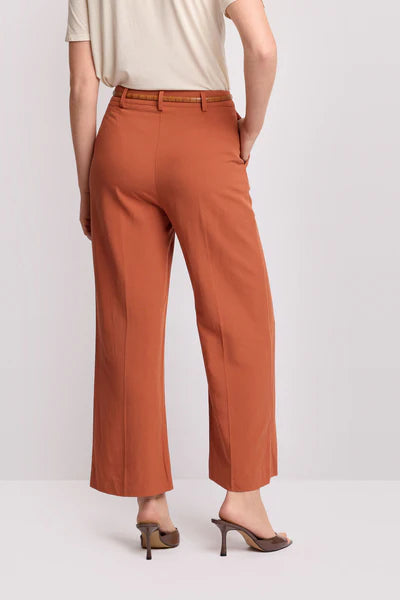 Pantaloni fluidi taglio carrot