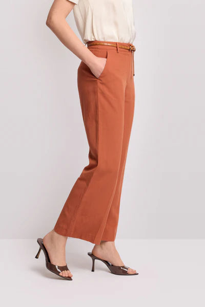 Pantaloni fluidi taglio carrot
