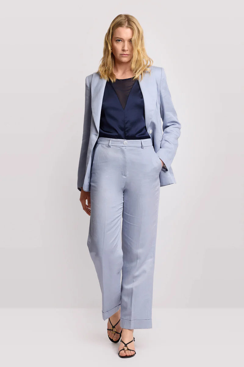 Pantaloni con risvolto