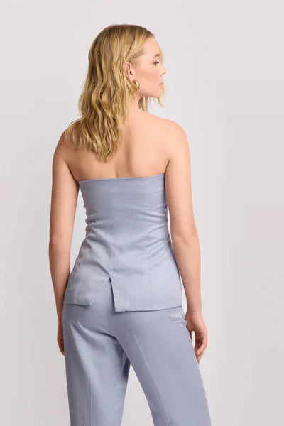 Top bustier sartoriale