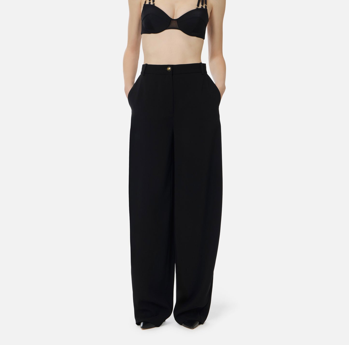Pantaloni in crêpe leggero
