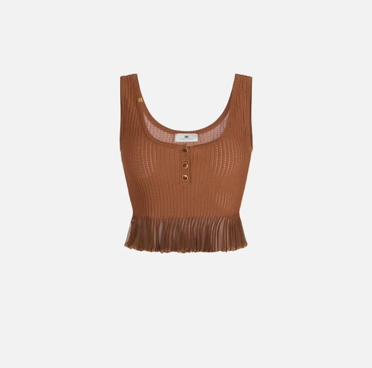 Top in maglia à jour