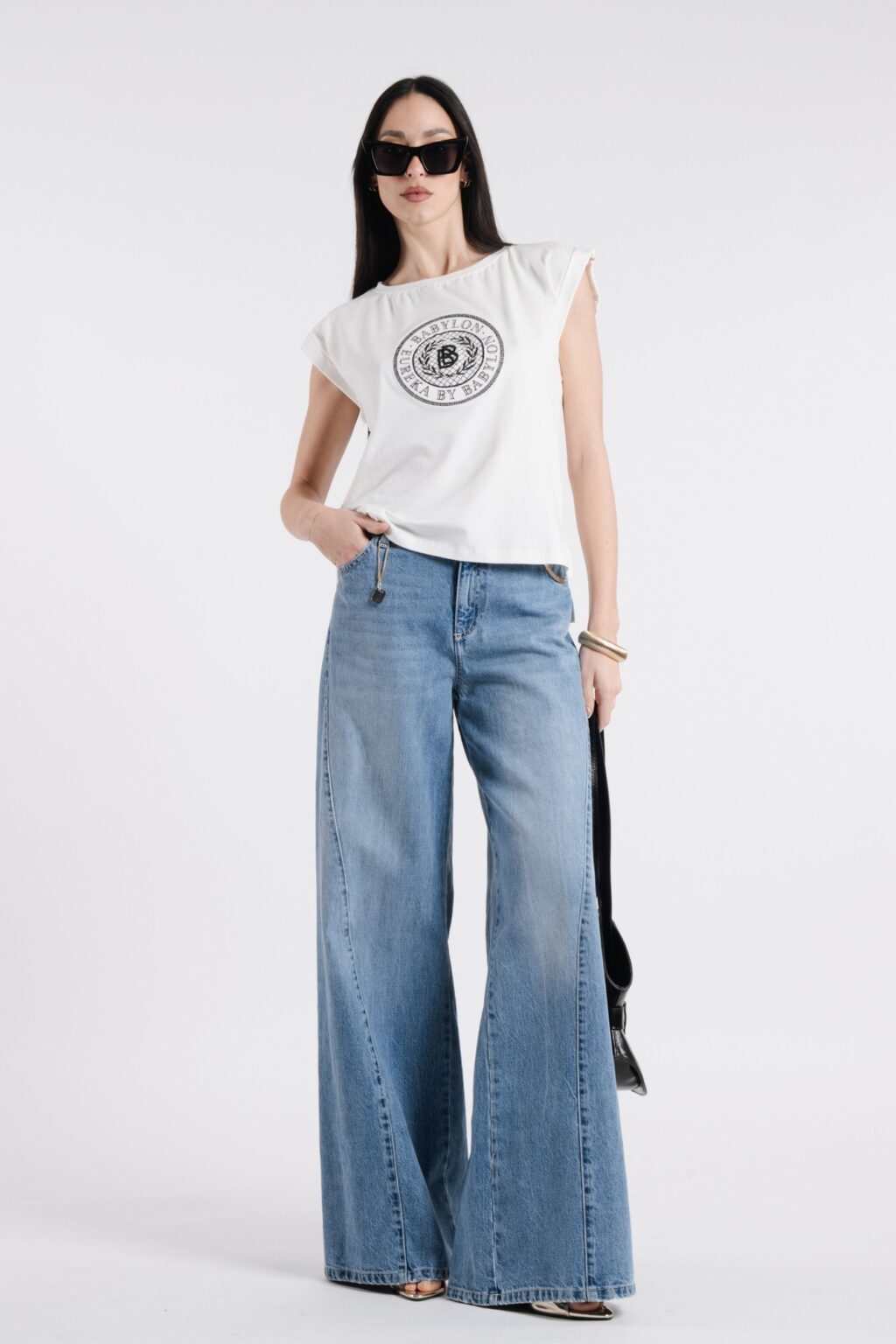 Pantaloni in denim over