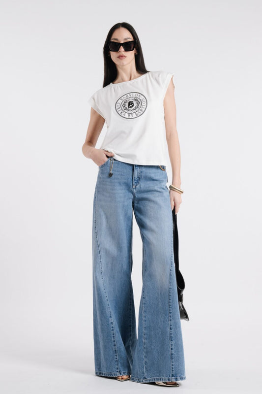 Pantaloni in denim over