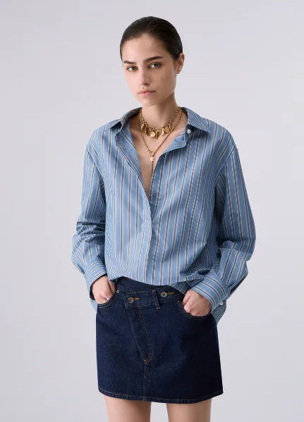 CAMICIA CON INSERTI IN PIZZO