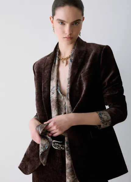 BLAZER IN VELLUTO