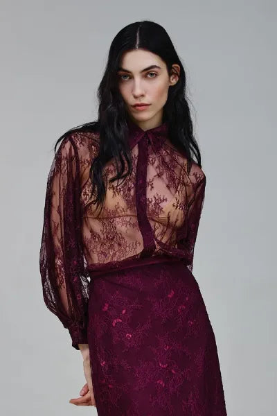 CAMICIA IN PIZZO