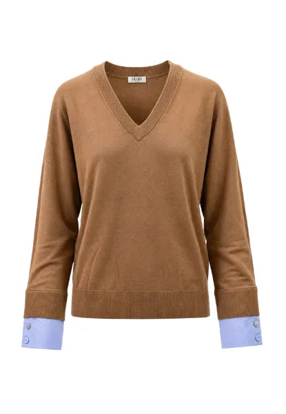 MAGLIONE SCOLLO A V
