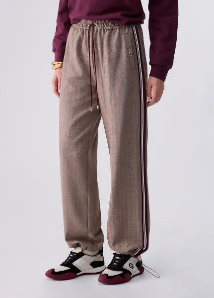 PANTALONE CON BANDA