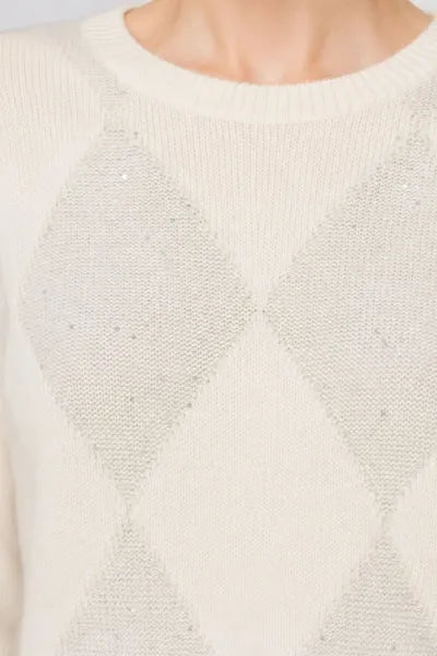 MAGLIA CON ROMBI