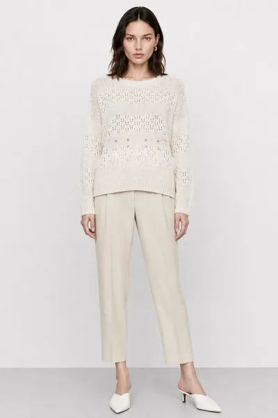 MAGLIA CON PIUME