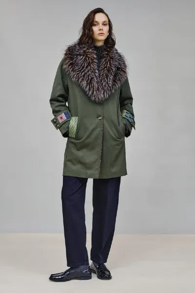 PARKA CON ECOPELLICCIA