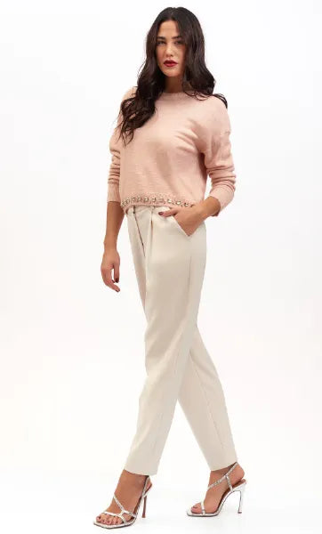 MAGLIA CON STRASS