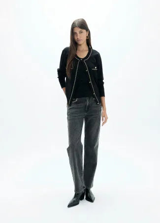 CARDIGAN CON CATENE