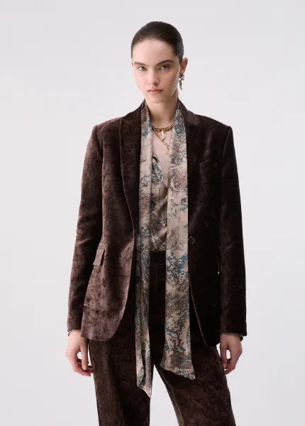BLAZER IN VELLUTO