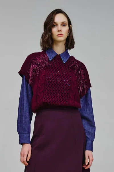 GILET IN MAGLIA