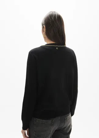 CARDIGAN CON CATENE