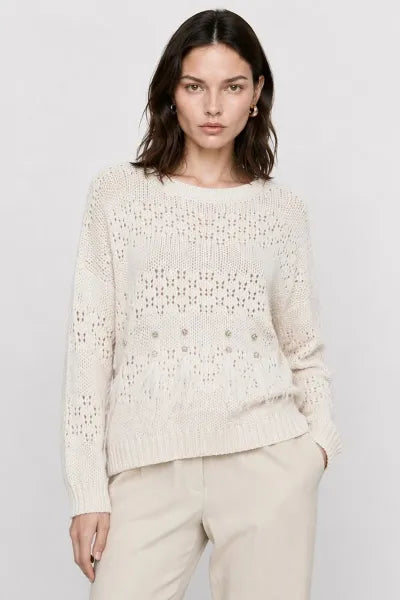 MAGLIA CON PIUME