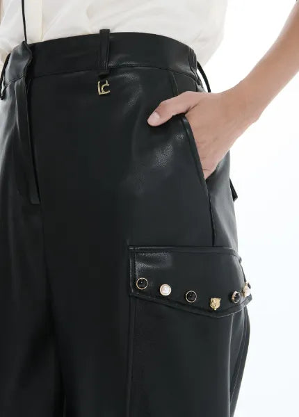 PANTALONE IN ECOPELLE