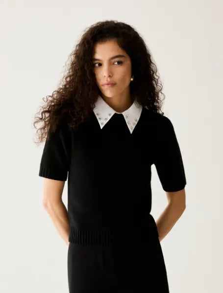 MAGLIA CON COLLETTO