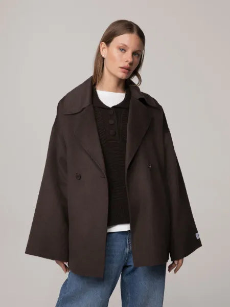 CAPPOTTO CORTO IN PANNO