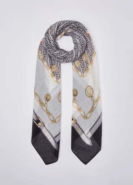 FOULARD CON STAMPA CHARMS