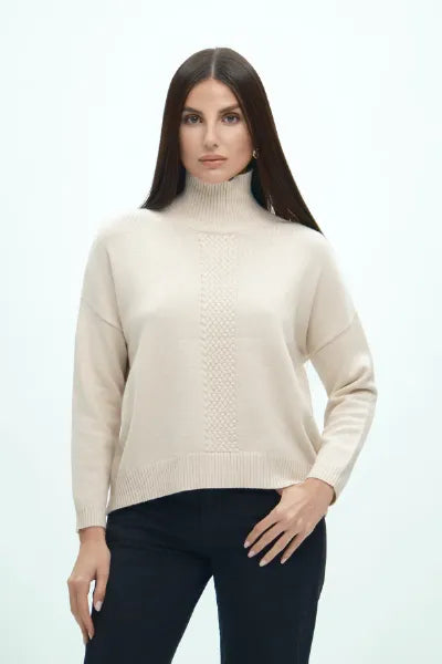 MAGLIA OVER CON COLLO