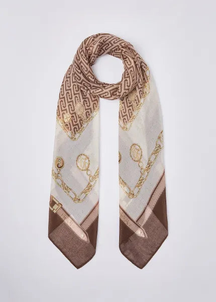 FOULARD CON STAMPA CHARMS