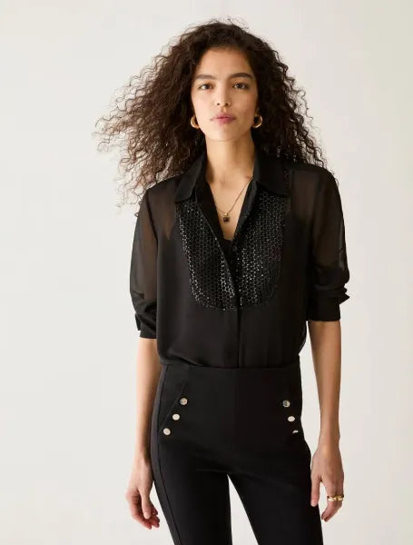 CAMICIA CON PAILLETTES