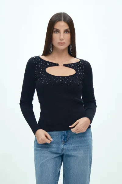 MAGLIA A COSTE CON GOCCIA